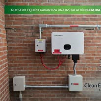 Paneles solares en techo