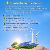 El sol está en tus manos